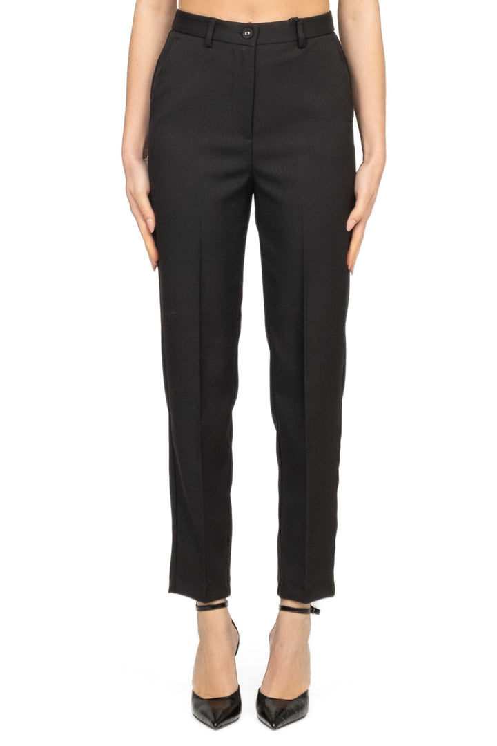 Vicolo - Pantalone sigaretta con elastico posteriore Art. TF2093