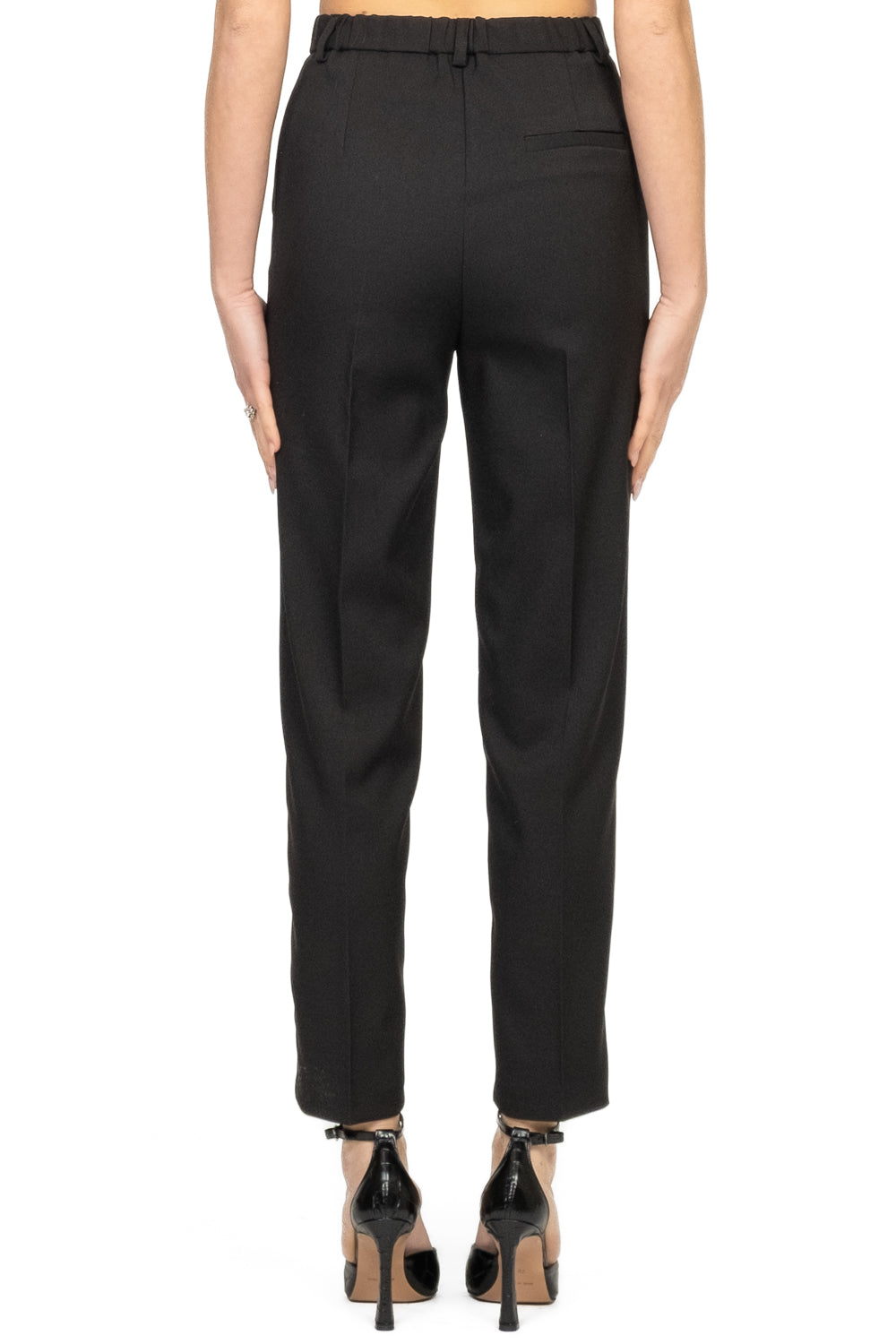 Vicolo - Pantalone sigaretta con elastico posteriore Art. TF2093