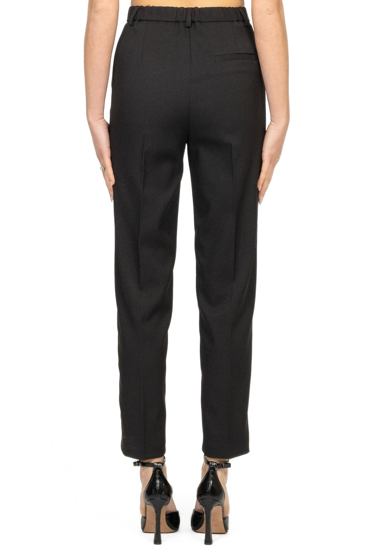 Vicolo - Pantalone sigaretta con elastico posteriore Art. TF2093