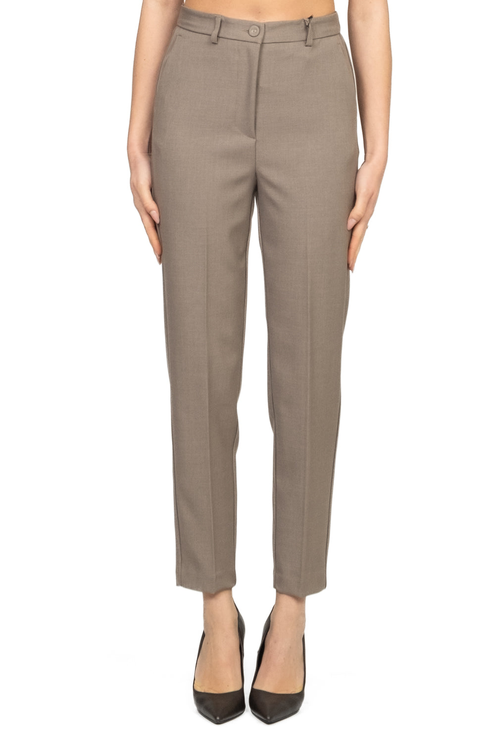 Vicolo - Pantalone sigaretta con elastico posteriore Art. TF2093