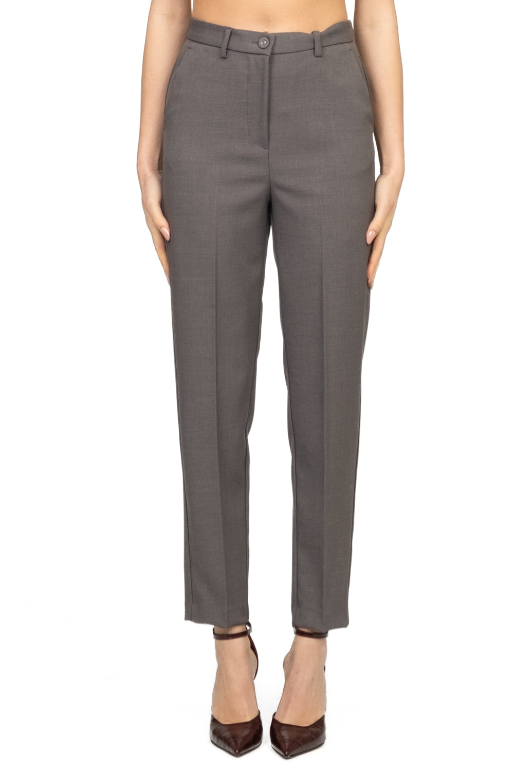 Vicolo - Pantalone sigaretta con elastico posteriore Art. TF2093