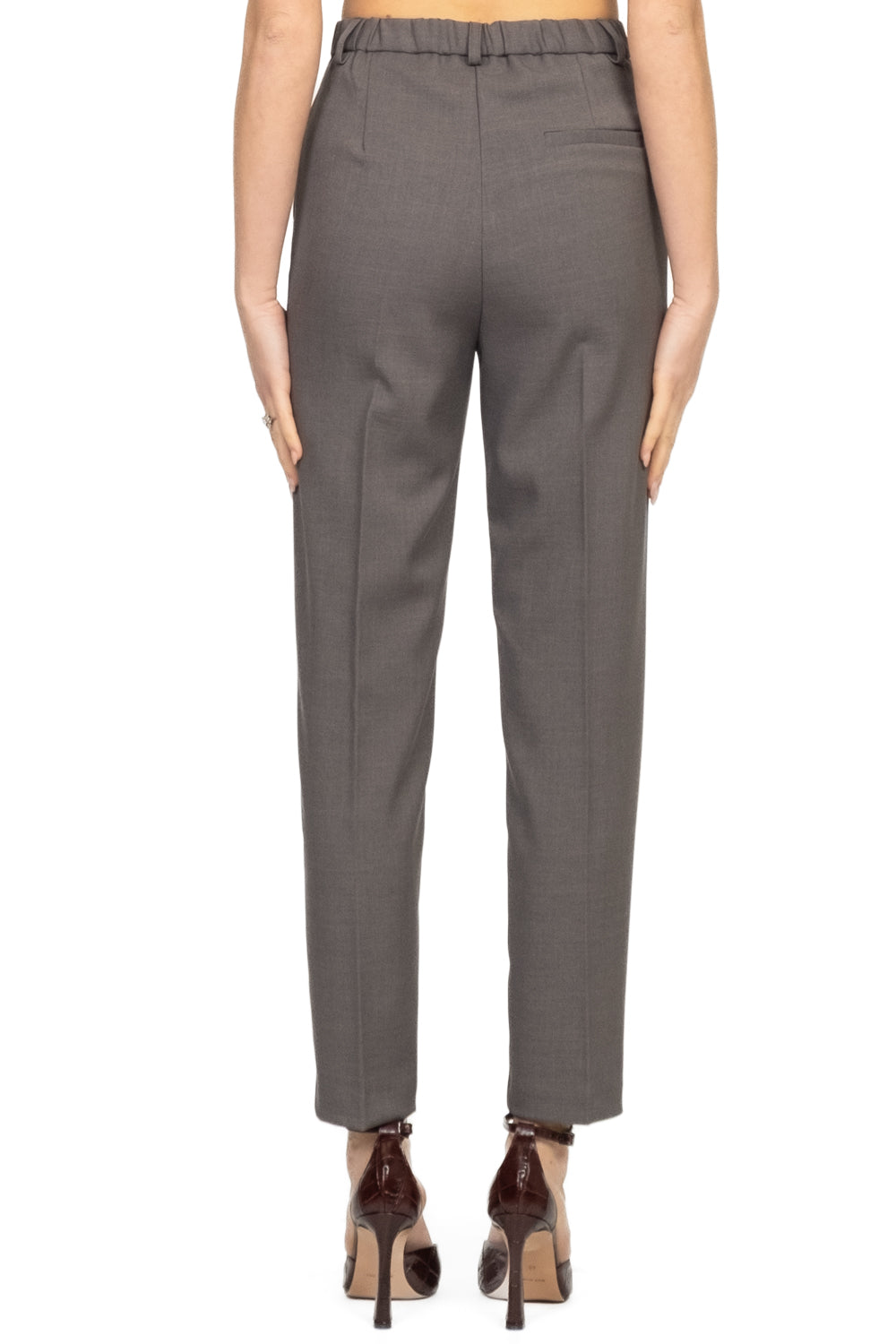 Vicolo - Pantalone sigaretta con elastico posteriore Art. TF2093