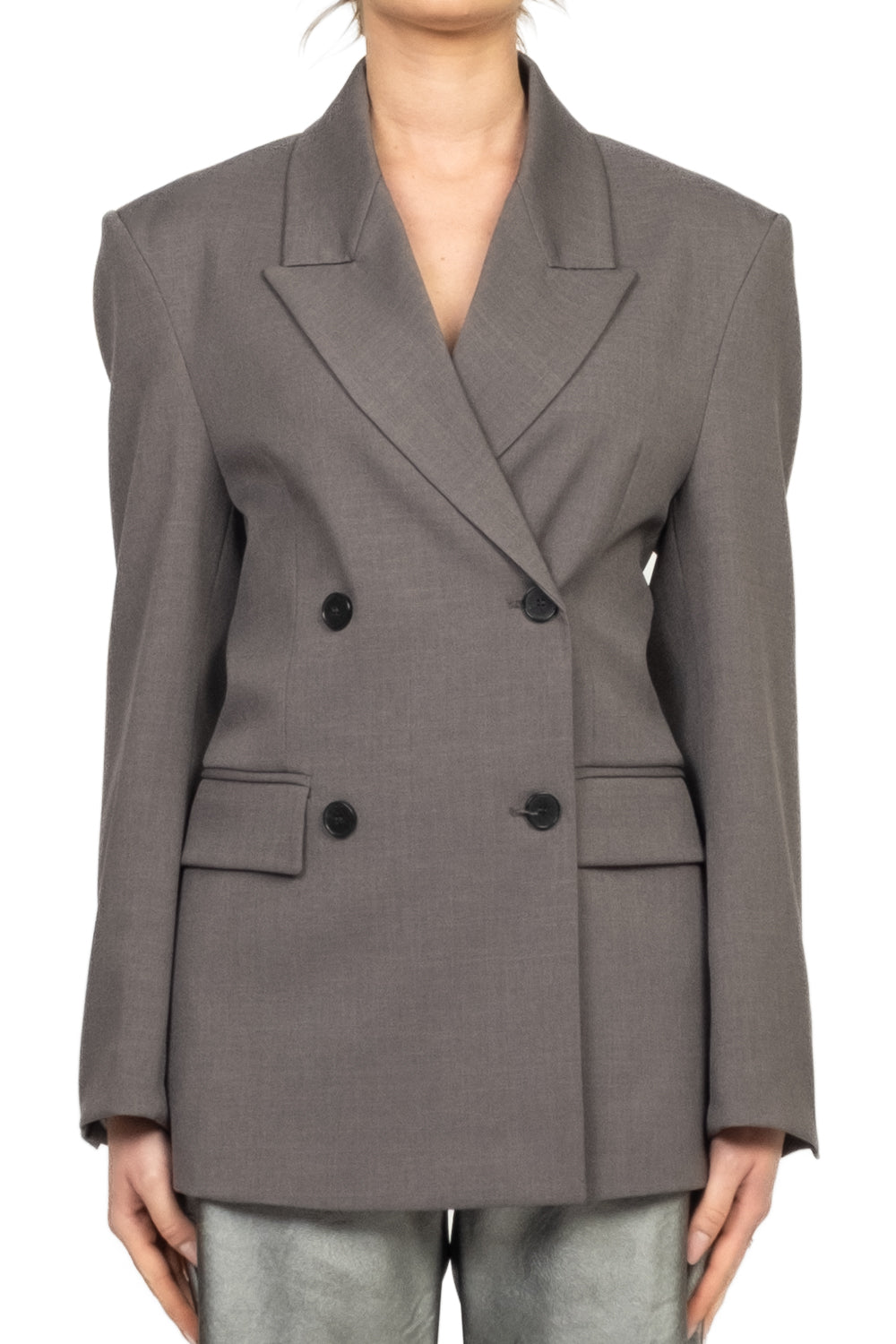 Vicolo - Giacca doppio petto sfiancata con bottoni dietro Art. TF2103