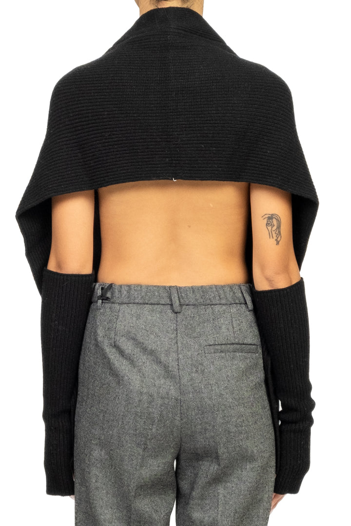 Vicolo - Gilet davantino in maglia con manicotti Art. 77353F