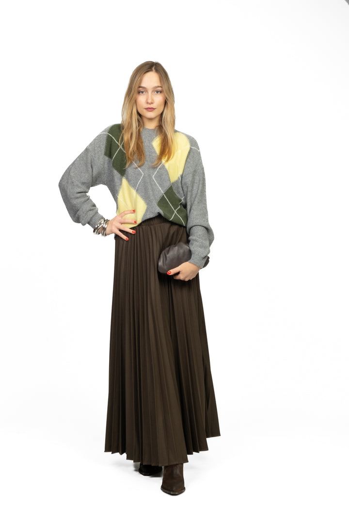 Vicolo - Gonna lunga plissettata Art. TF2048