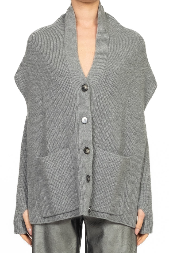 Vicolo - Gilet davantino in maglia con manicotti Art. 77353F