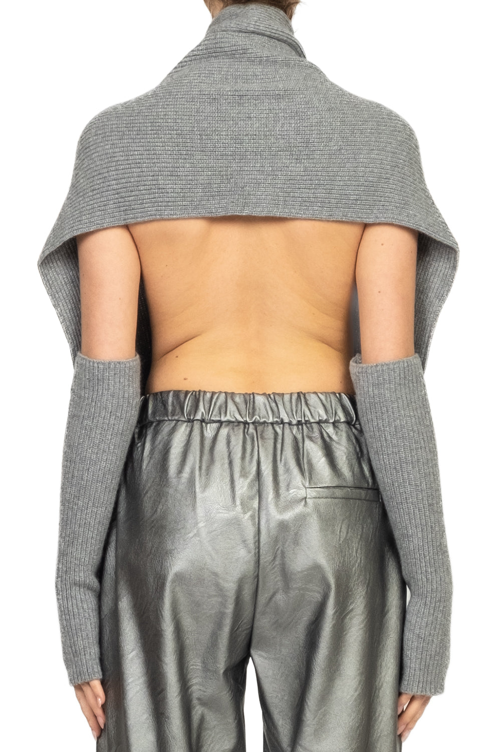 Vicolo - Gilet davantino in maglia con manicotti Art. 77353F