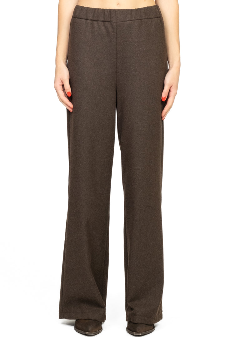 Vicolo - Pantalone palazzo flanella con elastico Art. TF1999