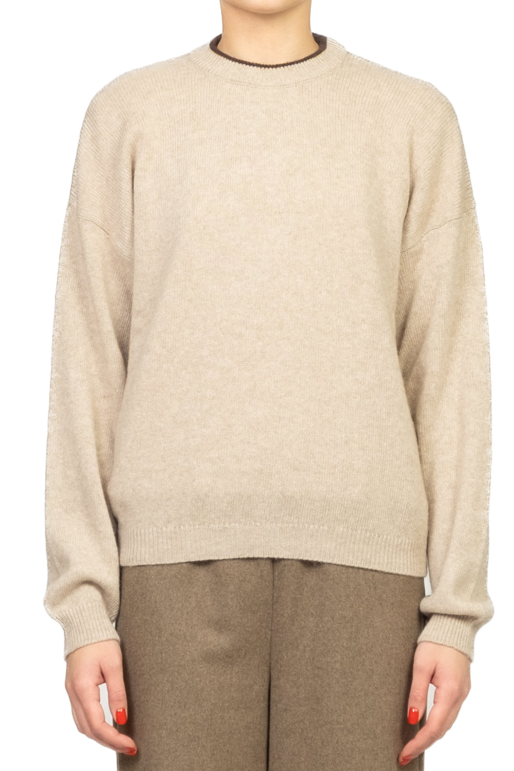 Vicolo - Maglia girocollo contrasto Art. 77345F