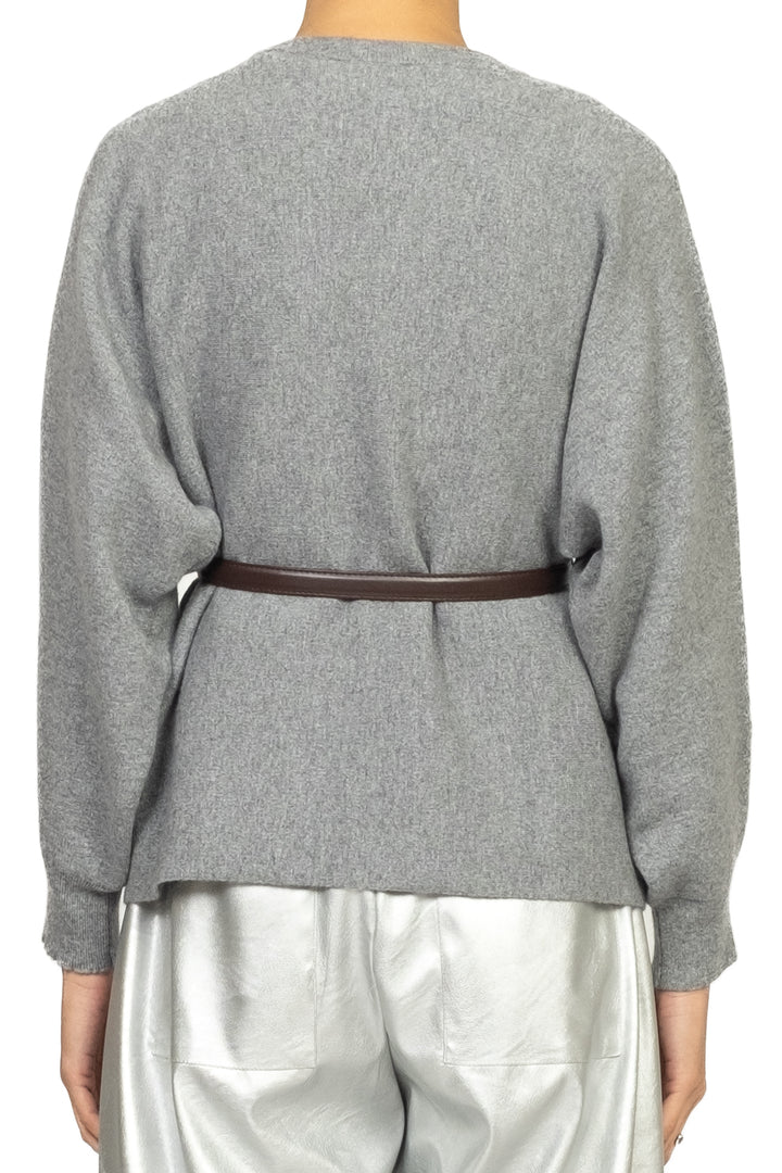 Vicolo - Maglia manica palloncino con cintura Art. 22207F