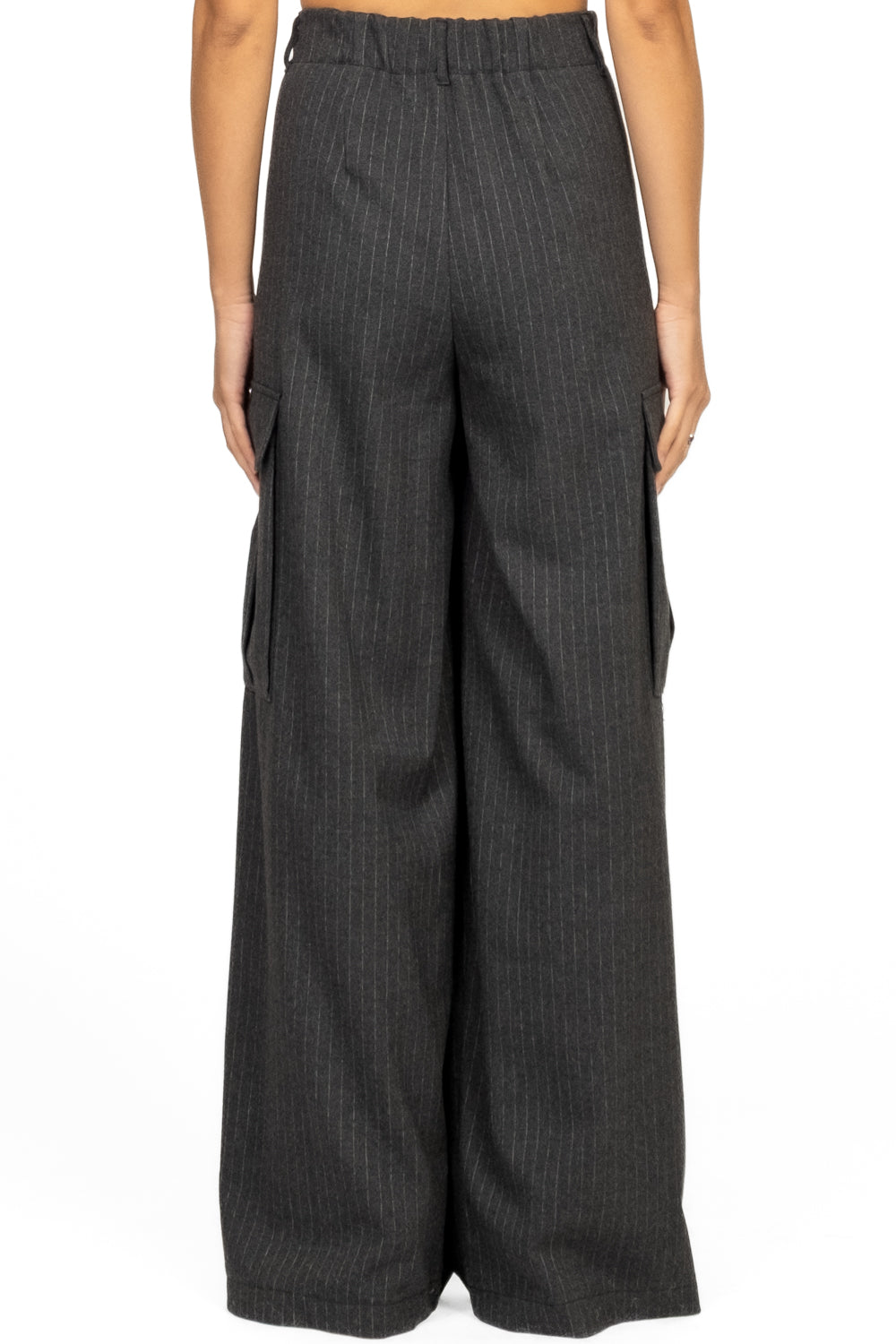 Vicolo - Pantalone cargo gessato Art. TF1986