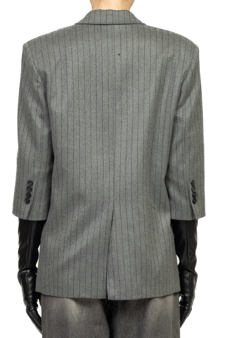 Vicolo - Giacca doppio petto gessata con guanti Art. TF2104