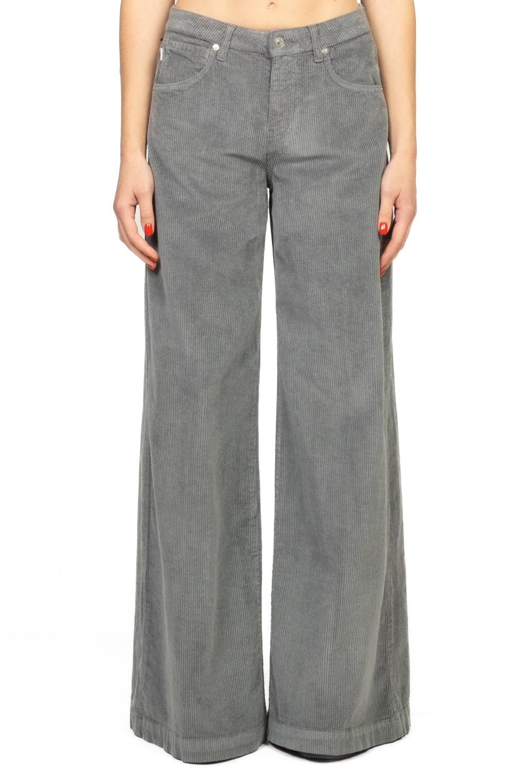 Vicolo - Pantalone palazzo velluto coste MADISON Art. DF5323