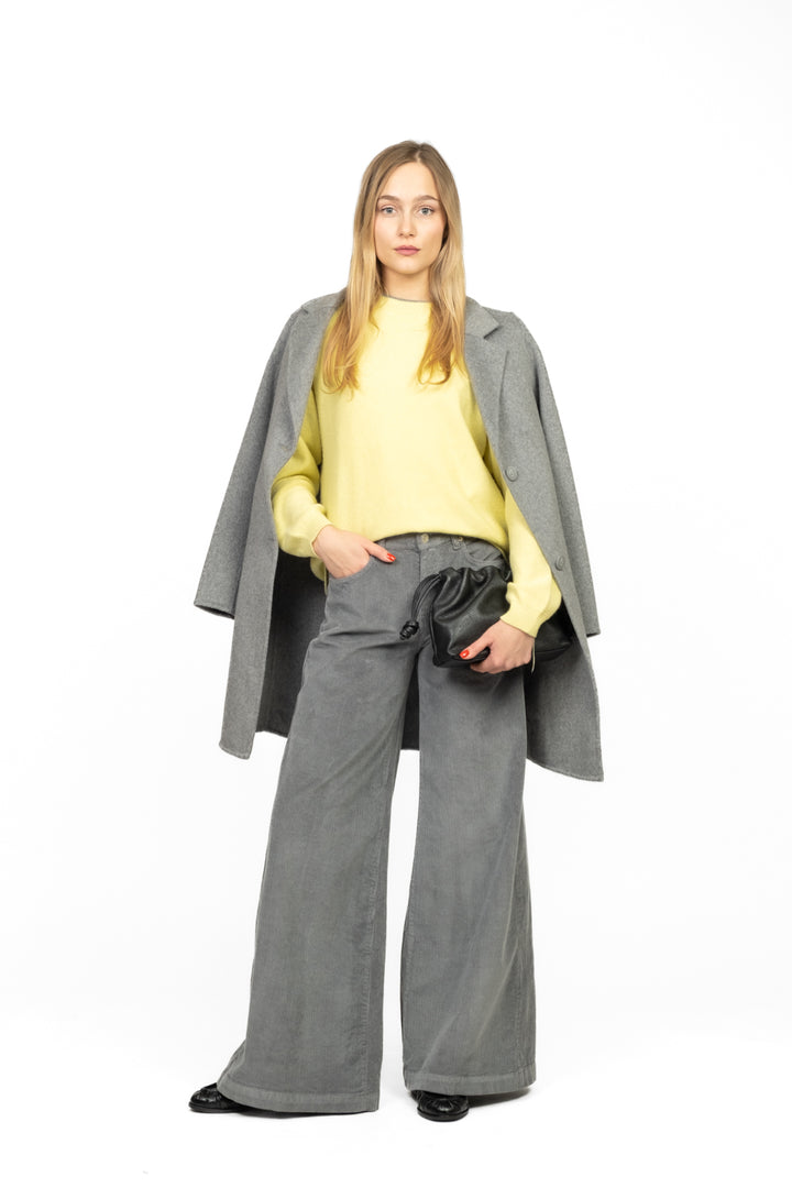 Vicolo - Pantalone palazzo velluto coste MADISON Art. DF5323