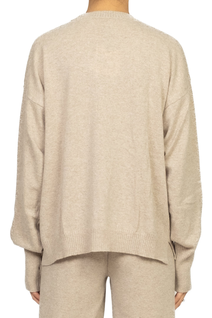 Vicolo - Maglia girocollo con spacchetti Art. 22128F