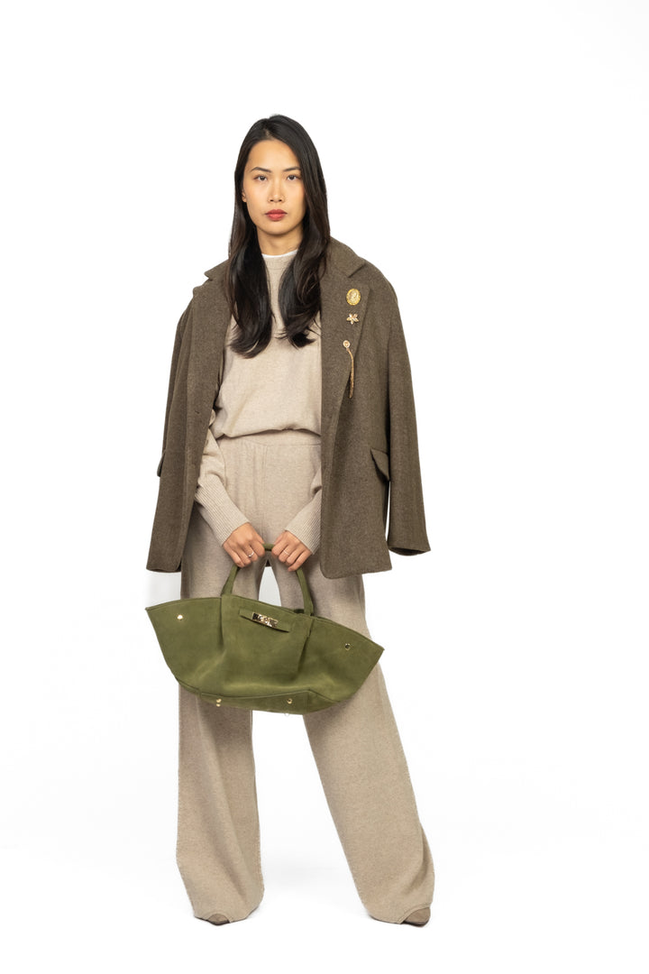 Vicolo - Pantalone in maglia a palazzo Art. 22107F