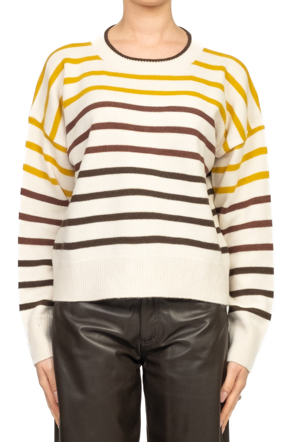 Vicolo - Maglia scatoletta rigata Art. 77357F