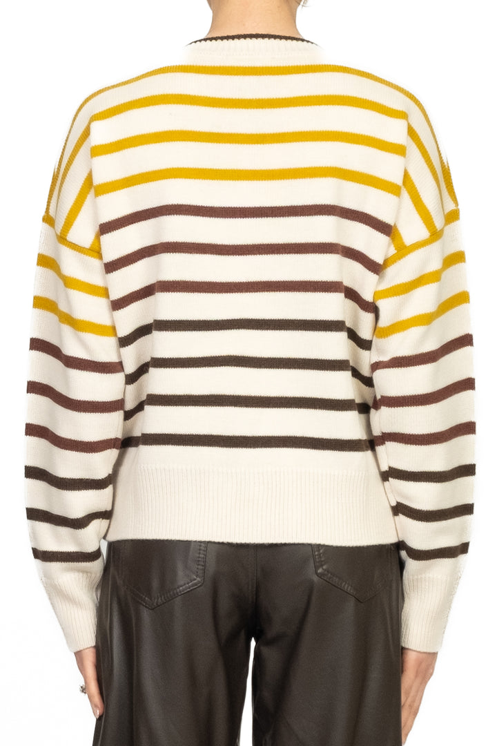 Vicolo - Maglia scatoletta rigata Art. 77357F