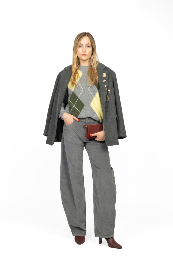 Vicolo - Pantalone balloon velluto a coste DENISE Art. DF5324