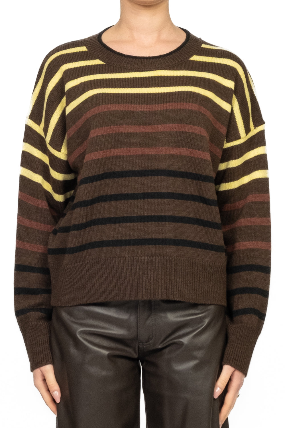 Vicolo - Maglia scatoletta rigata Art. 77357F