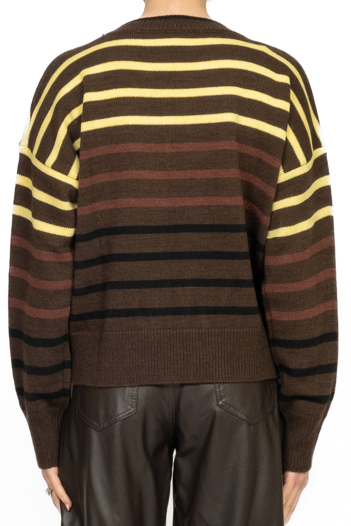 Vicolo - Maglia scatoletta rigata Art. 77357F