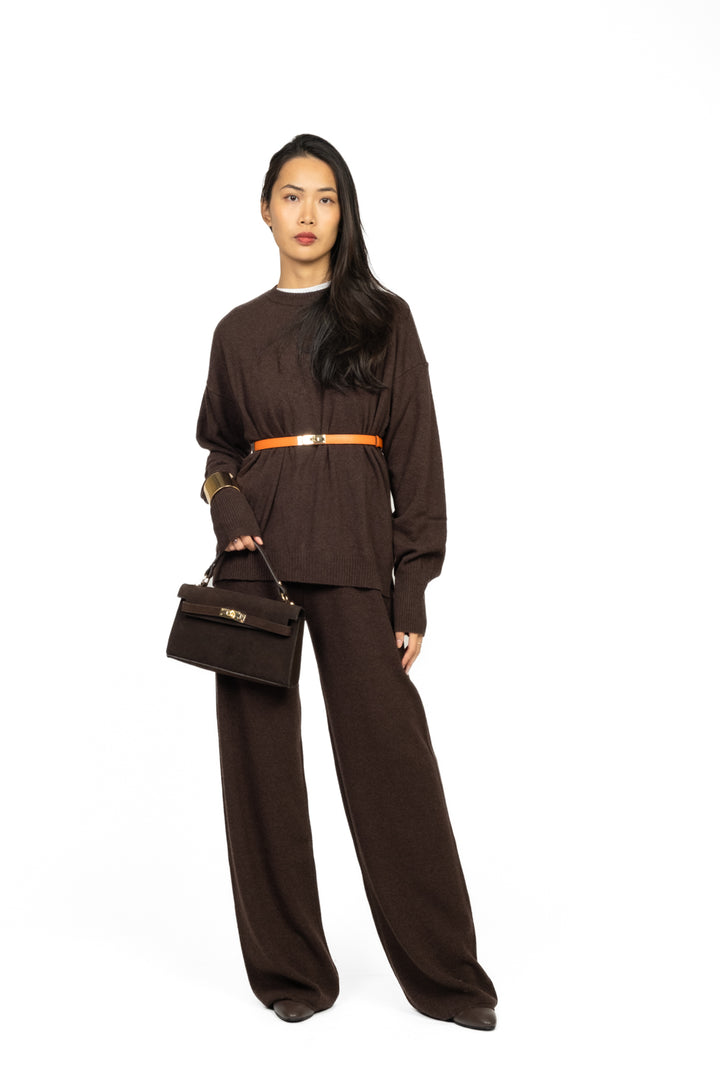 Vicolo - Pantalone in maglia a palazzo Art. 22107F