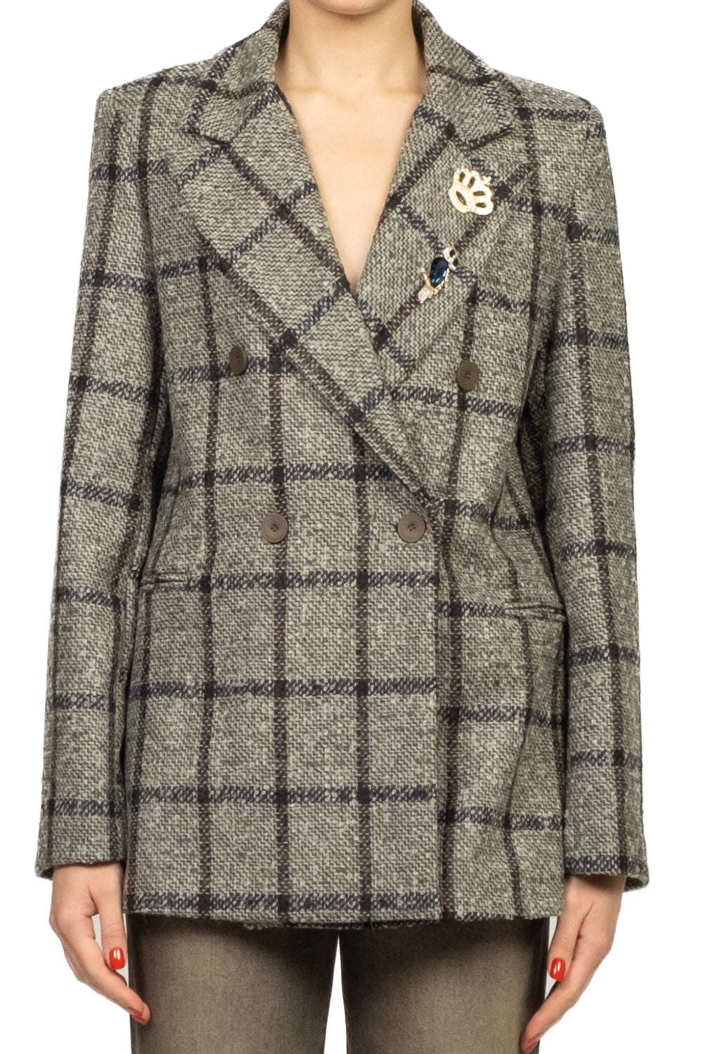 Vicolo - Giacca doppio petto quadri Art. TF2085