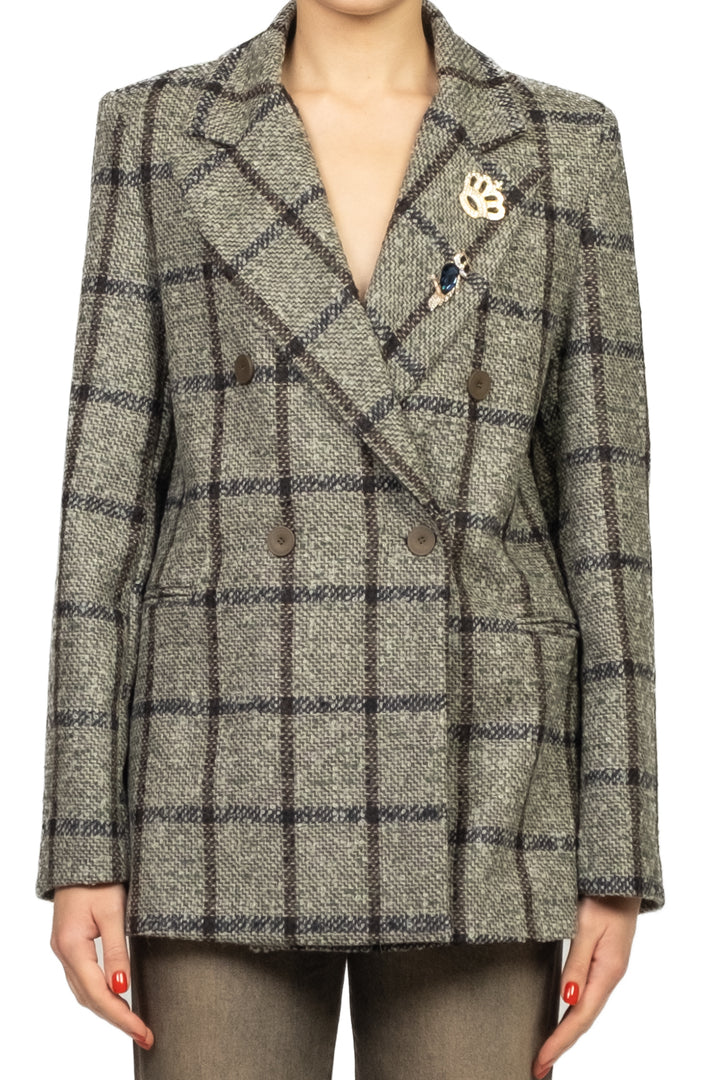 Vicolo - Giacca doppio petto quadri Art. TF2085