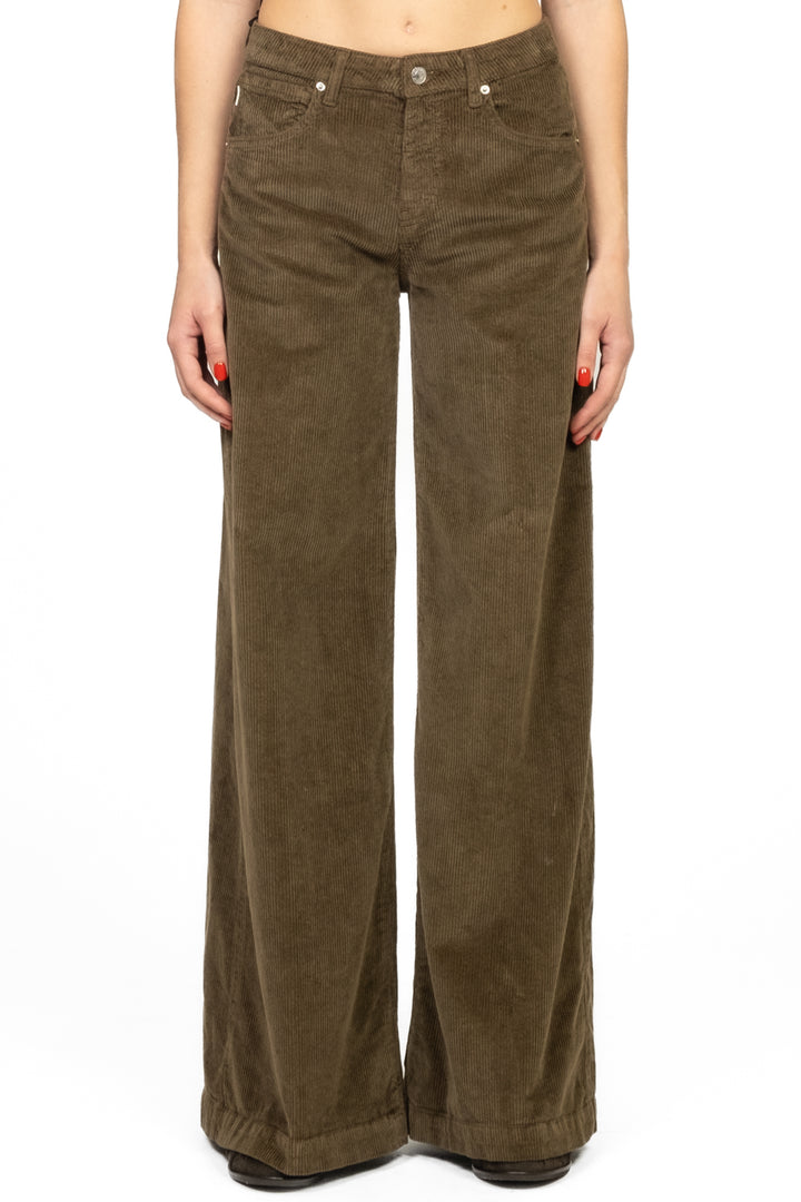 Vicolo - Pantalone palazzo velluto coste MADISON Art. DF5323