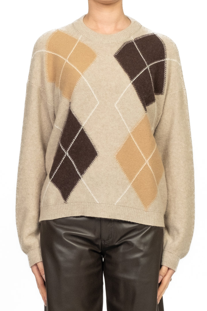 Vicolo - Maglia rombi girocollo Art. 77145F