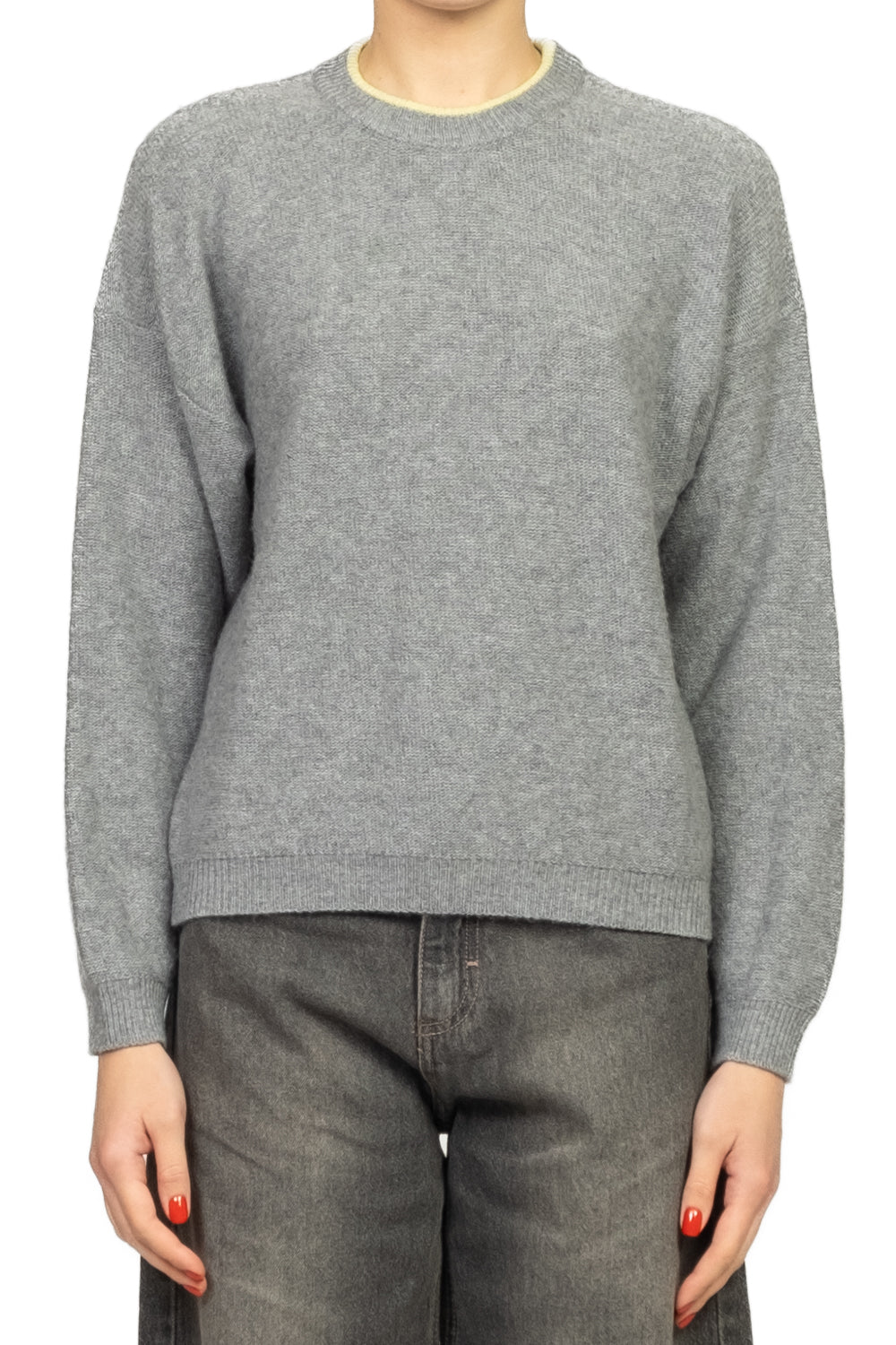 Vicolo - Maglia girocollo contrasto Art. 77345F