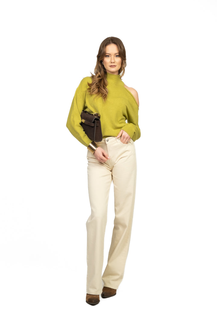 Vicolo - Maglia mezzo collo cut out Art. 77312F