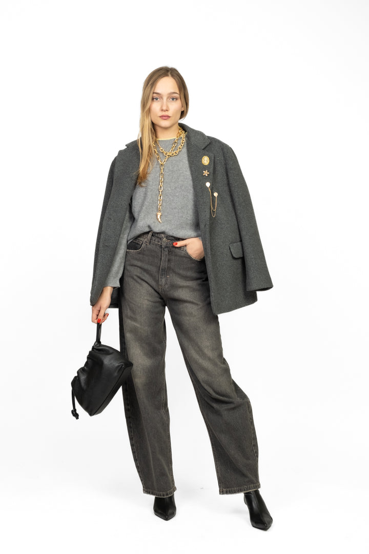 Vicolo - Maglia girocollo contrasto Art. 77345F