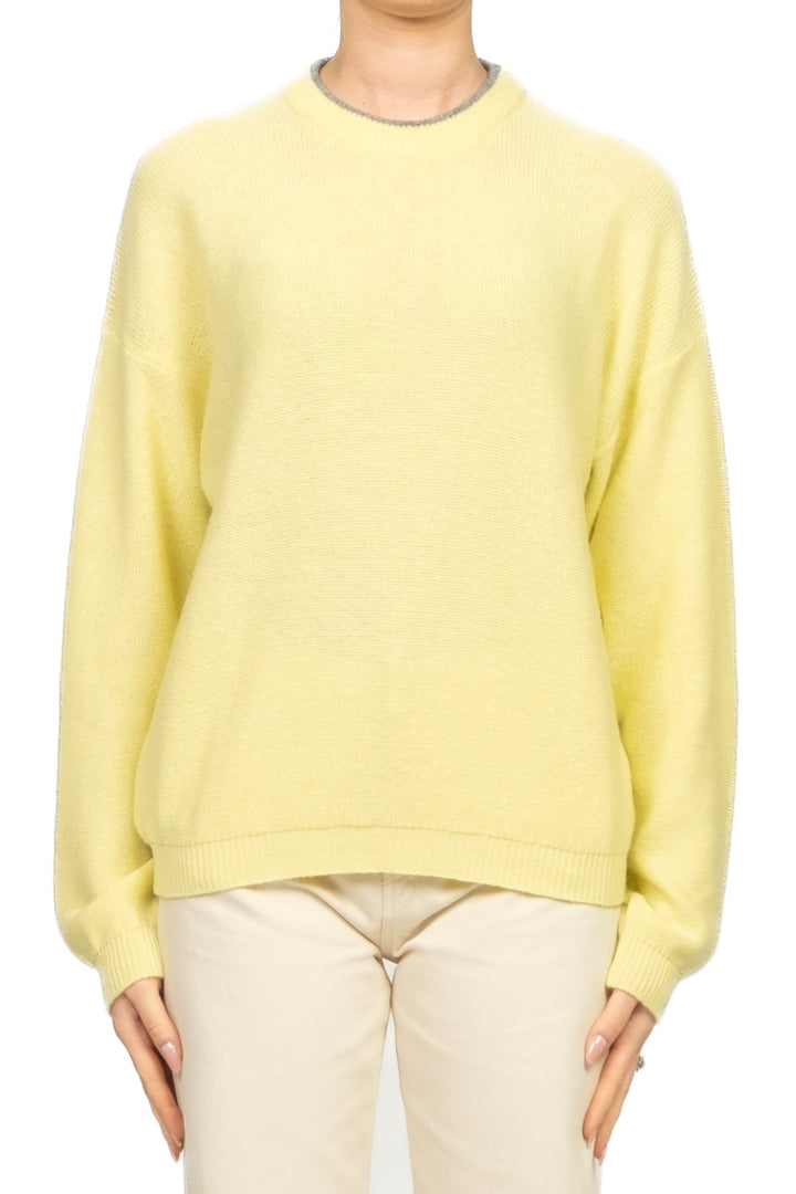 Vicolo - Maglia girocollo contrasto Art. 77354F