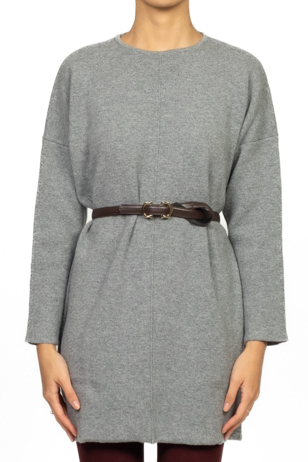 Vicolo - Maglia lunga con cintura Art. 22208F