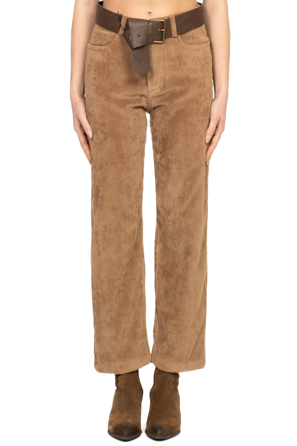 Tensione In - Pantalone crop velluto a coste Art. W25PB22