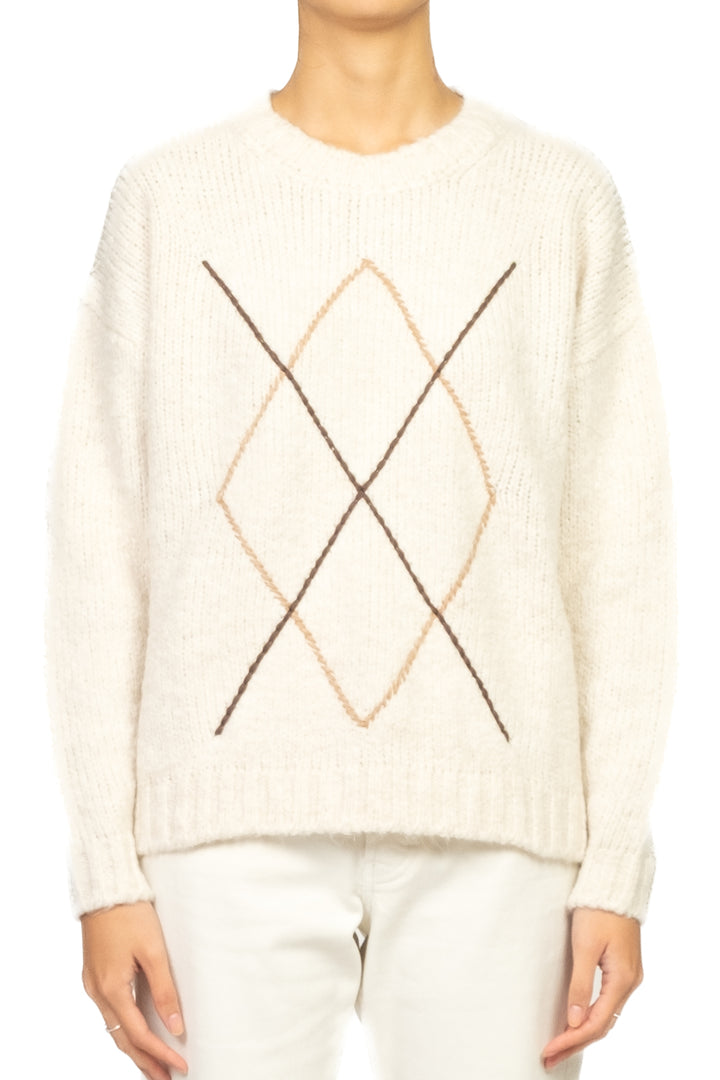 Tensione In - Maglia ricamo rombo Art. W5HMJ95A460