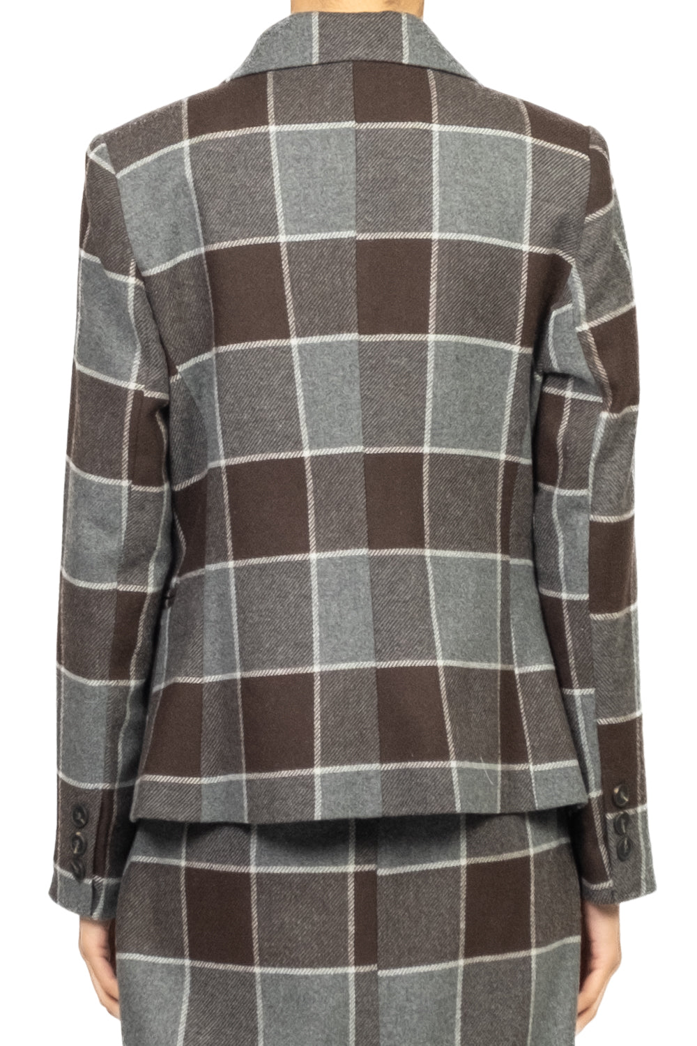 Tensione In - Giacca quadri misto lana Art. 26B1505