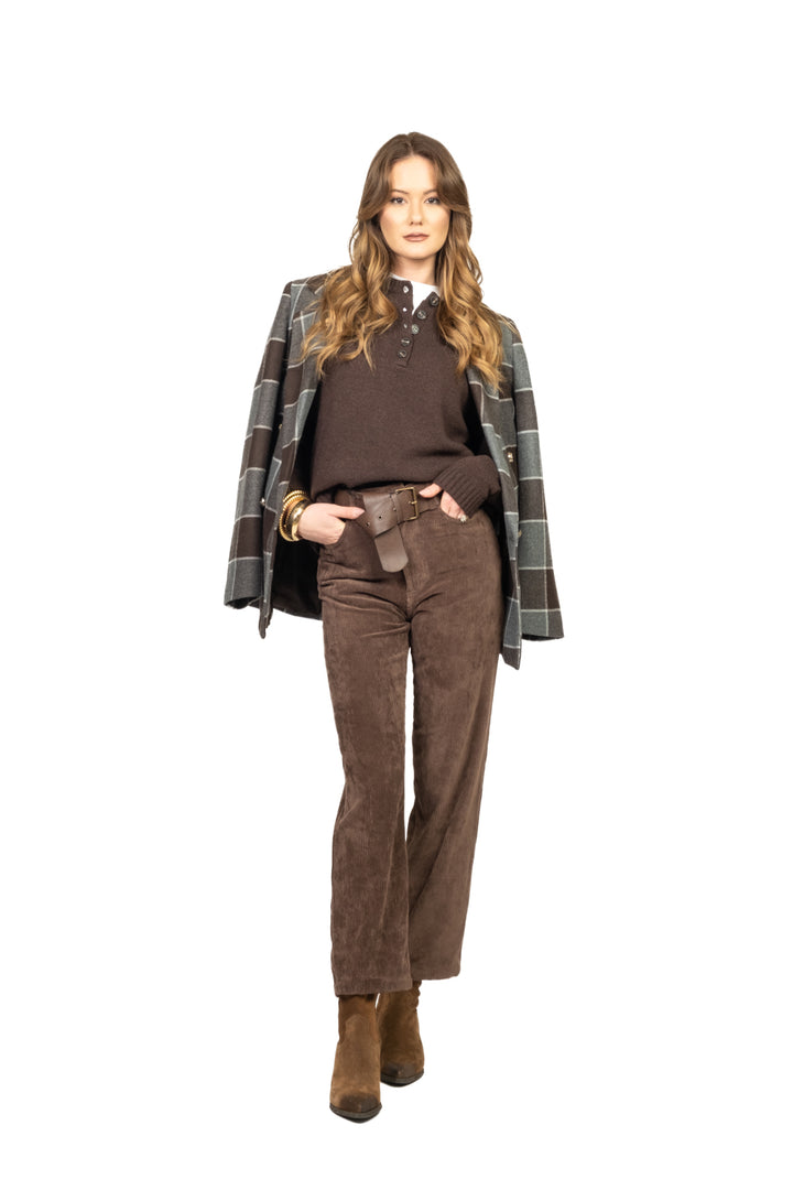 Tensione In - Maglia girocollo con bottoni Art. D82070