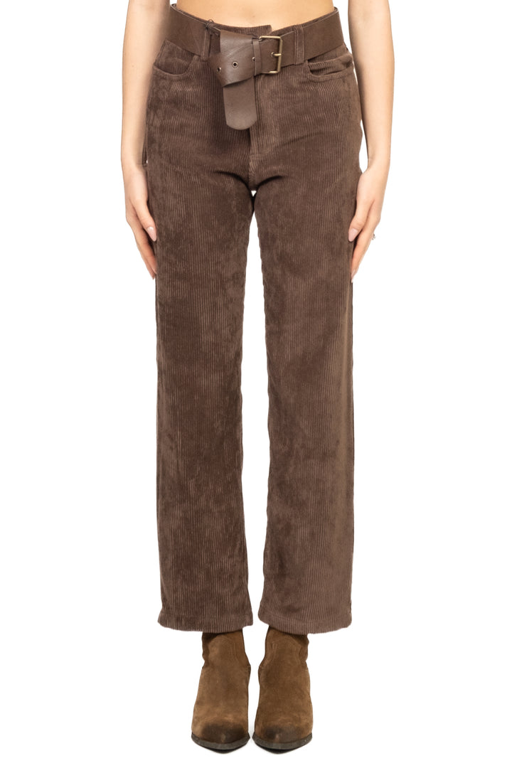 Tensione In - Pantalone crop velluto a coste Art. W25PB22