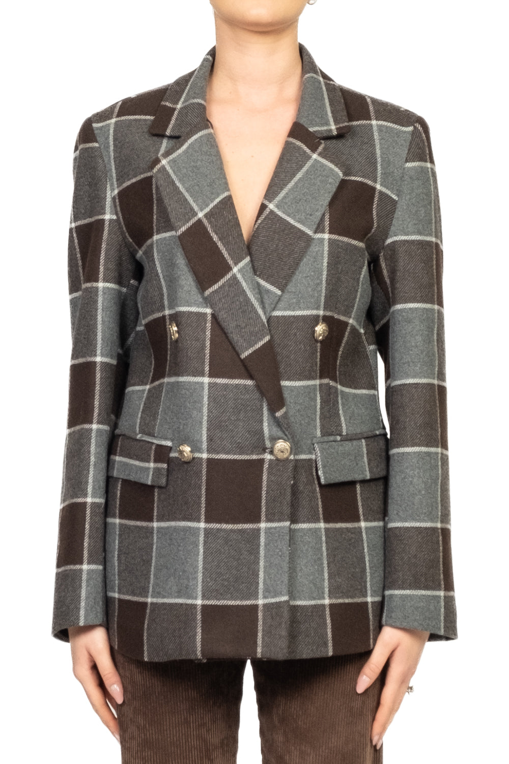 Tensione In - Giacca quadri doppio petto Art. 26B1506