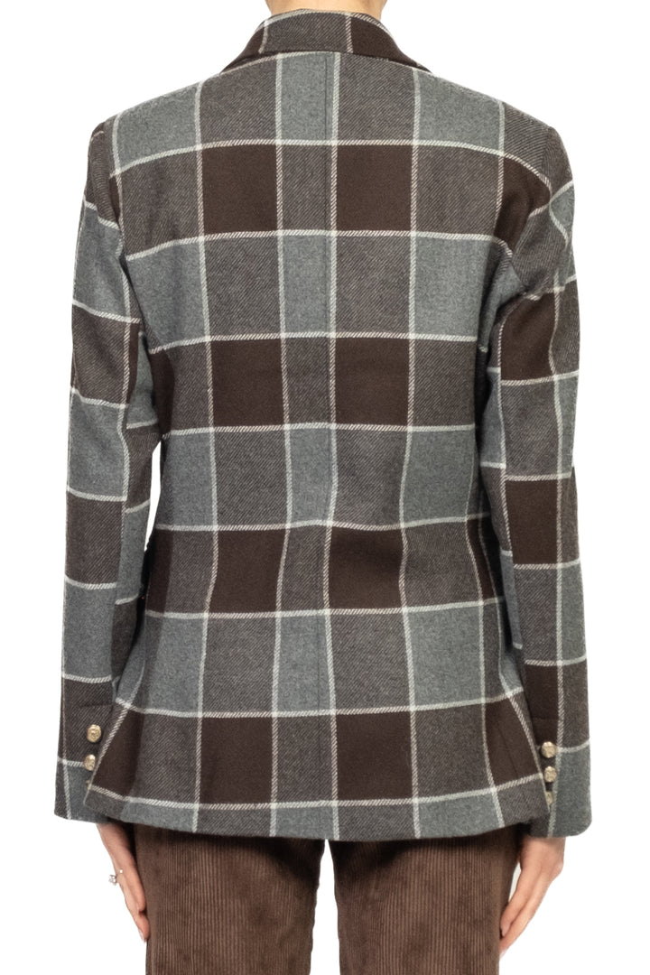 Tensione In - Giacca quadri doppio petto Art. 26B1506