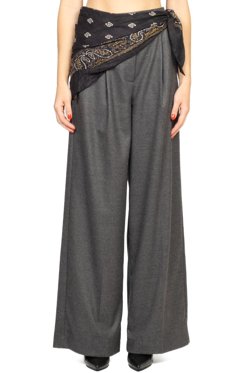 Dixie - Pantalone palazzo sovrapposizione bandana Art. PCHSYNVU