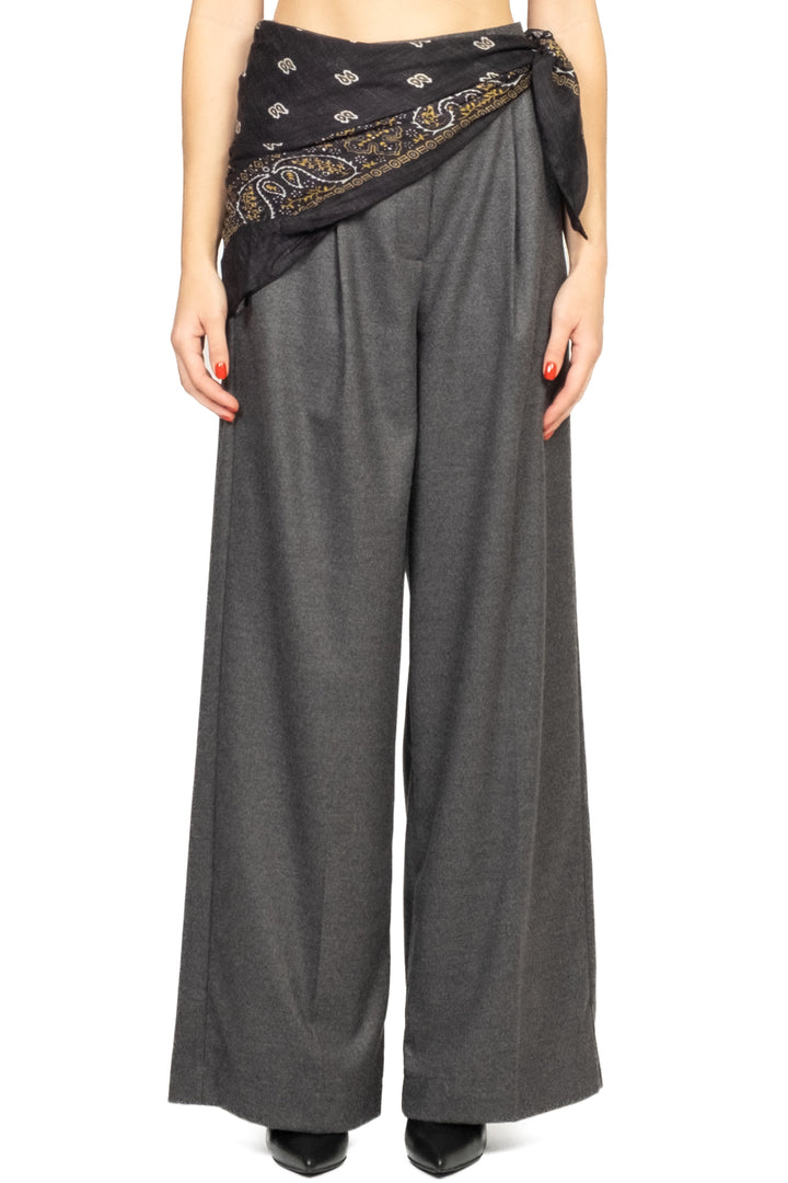 Dixie - Pantalone palazzo sovrapposizione bandana Art. PCHSYNVU