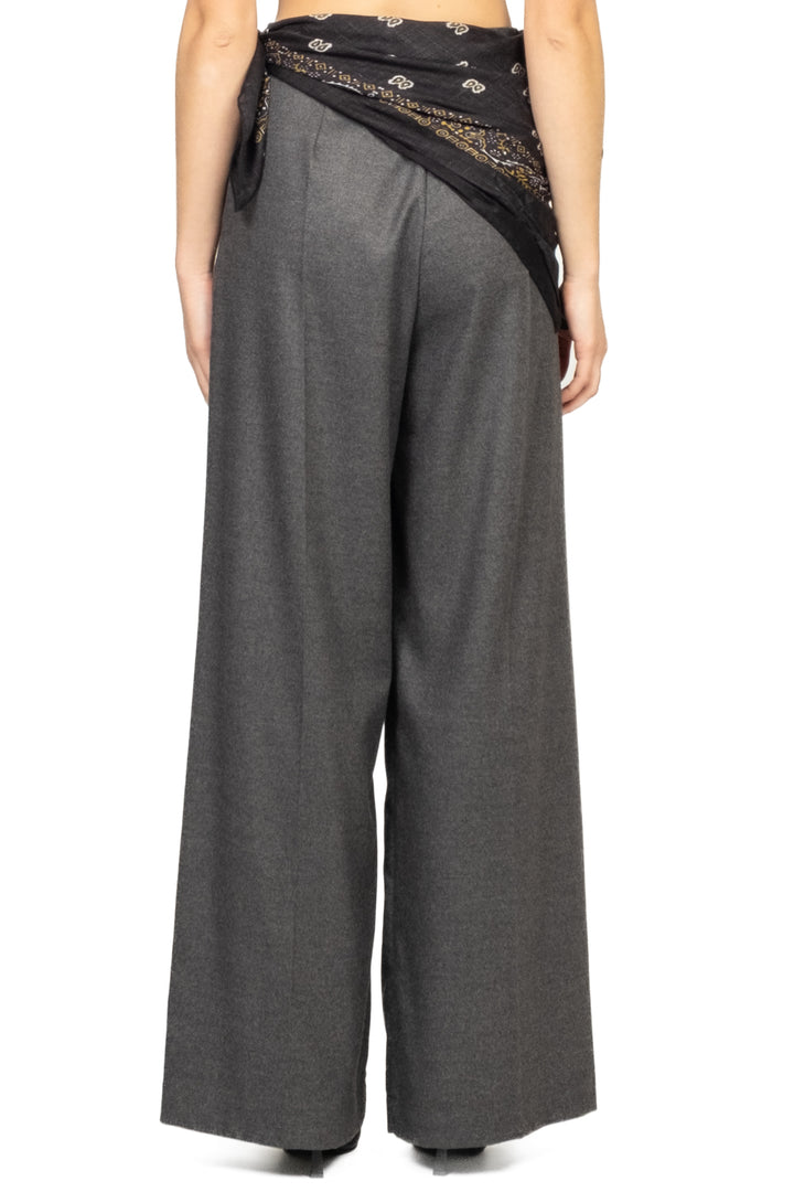 Dixie - Pantalone palazzo sovrapposizione bandana Art. PCHSYNVU