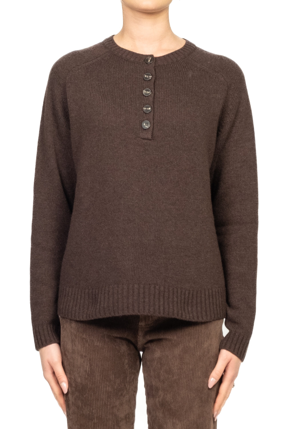 Tensione In - Maglia girocollo con bottoni Art. D82070