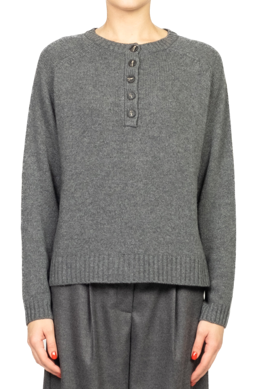 Tensione In - Maglia girocollo con bottoni Art. D82070