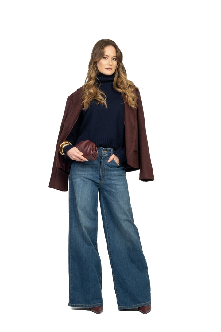 Tensione In - Maglia scatoletta collo alto Art. WL938-7AI25