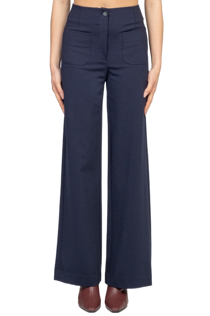 Tensione In - Pantalone punto milano con taschini Art. 26P1522