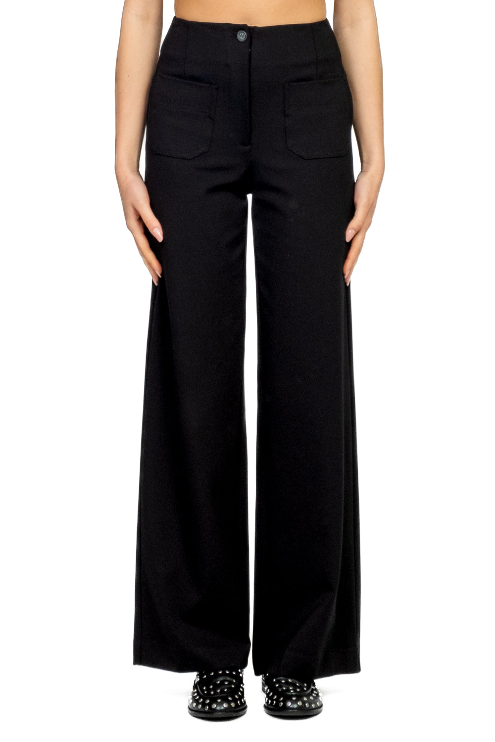 Tensione In - Pantalone punto milano con taschini Art. 26P1522